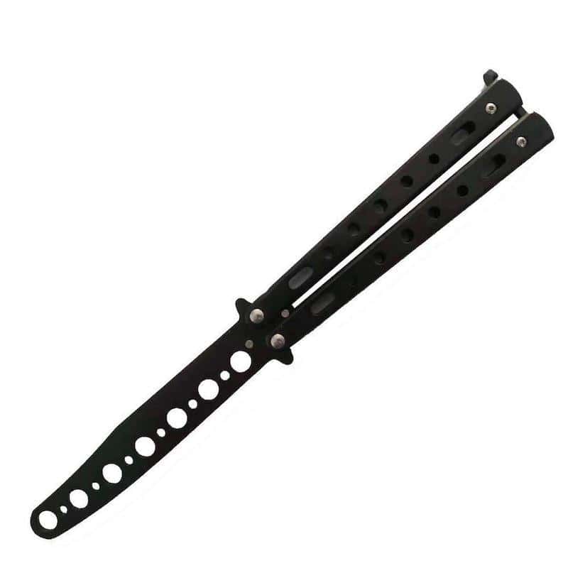 Coltelli A Farfalla Balisong Acciaio Nero