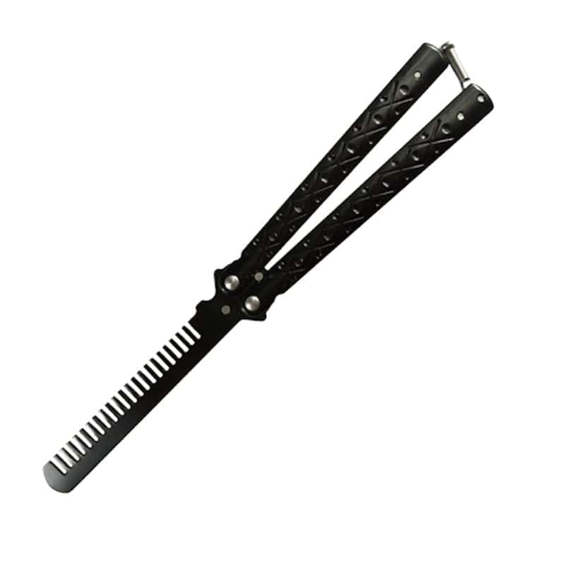 Coltelli A Farfalla Balisong Pettine Per Barba