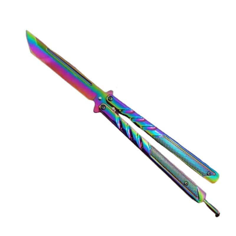 Coltelli A Farfalla Balisong Arcobaleno