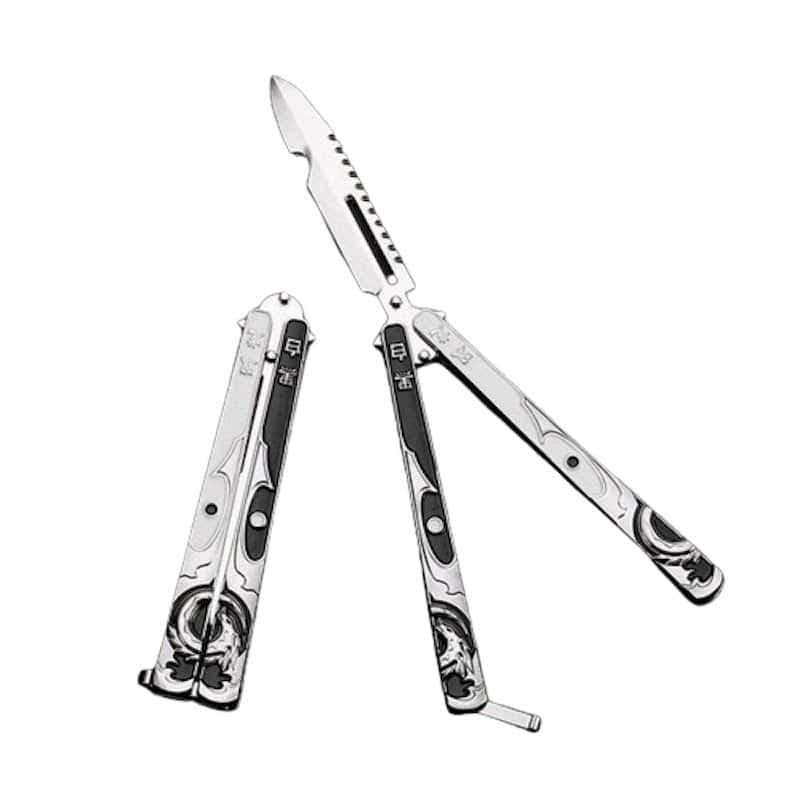 Coltelli A Farfalla Balisong Cromato