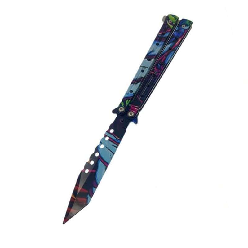 Coltelli A Farfalla Balisong Militare Volpe