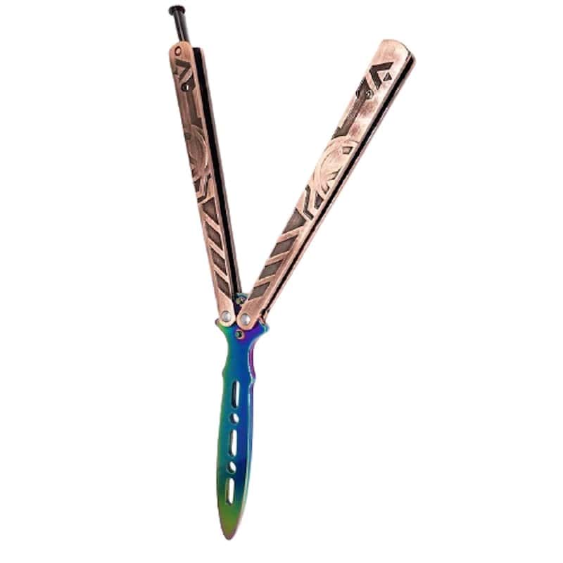 Coltelli A Farfalla Balisong Multicolore